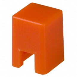 1 pcs : B32-1020 - CAP TACTILE SQUARE ORANGE