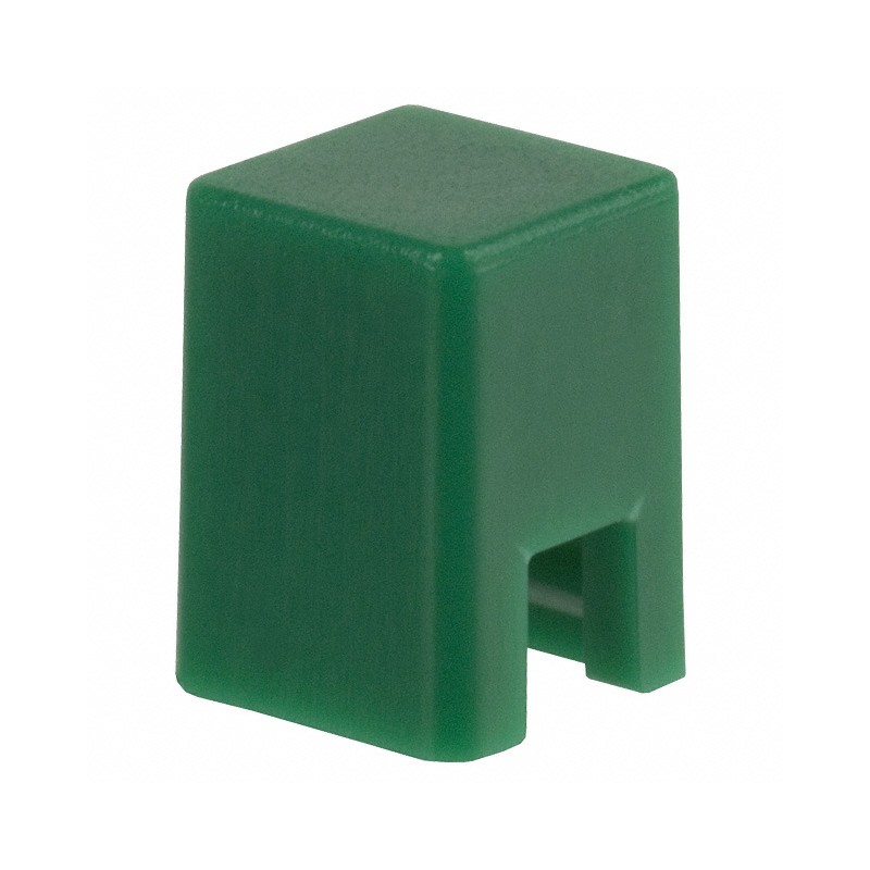 1 pcs : B32-1070 - CAP TACTILE SQUARE LIGHT GREEN