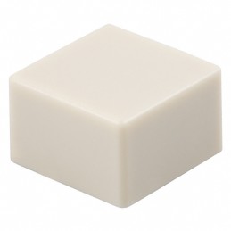 1 pcs : B32-1200 - CAP TACTILE SQUARE IVORY