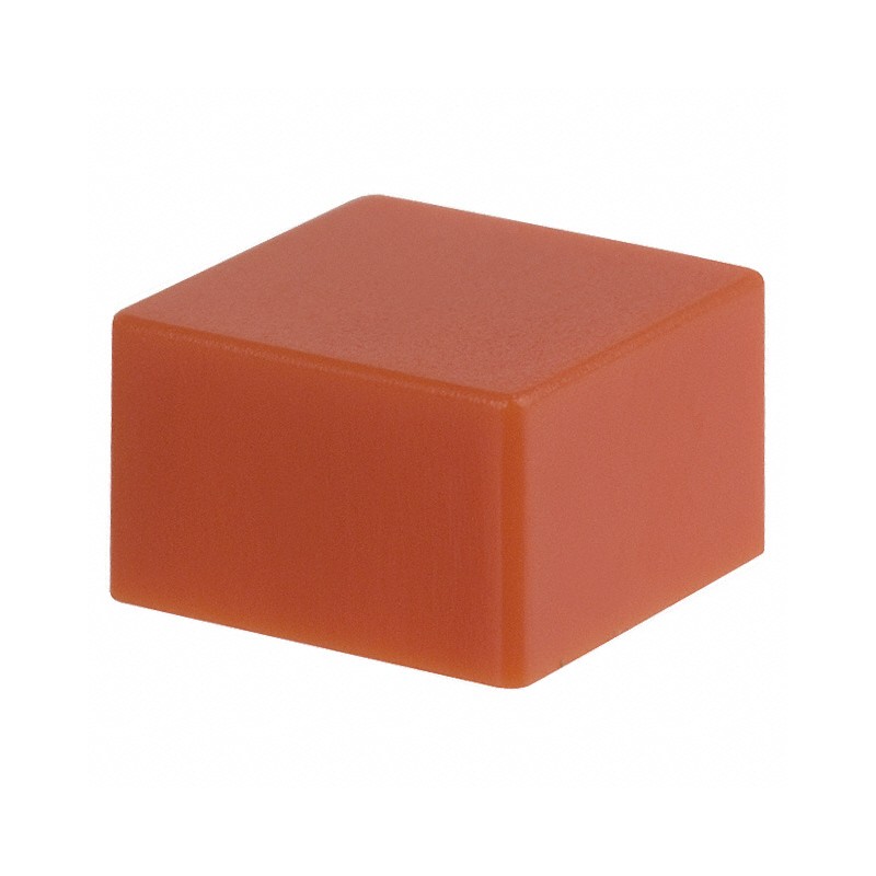 1 pcs : B32-1220 - CAP TACTILE SQUARE ORANGE