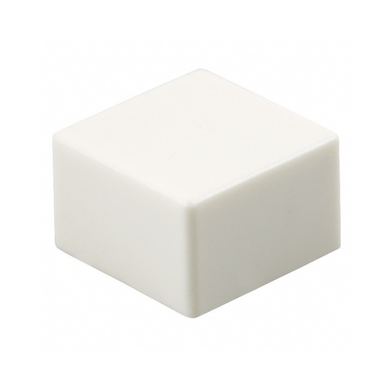 1 pcs : B32-1260 - CAP TACTILE SQUARE WHITE