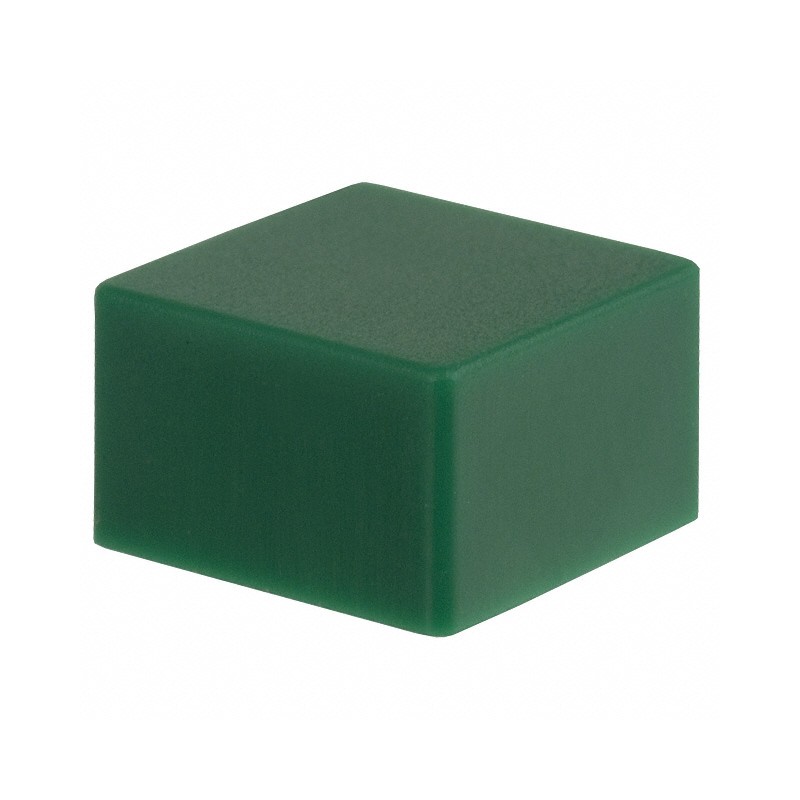 1 pcs : B32-1270 - CAP TACTILE SQUARE LIGHT GREEN