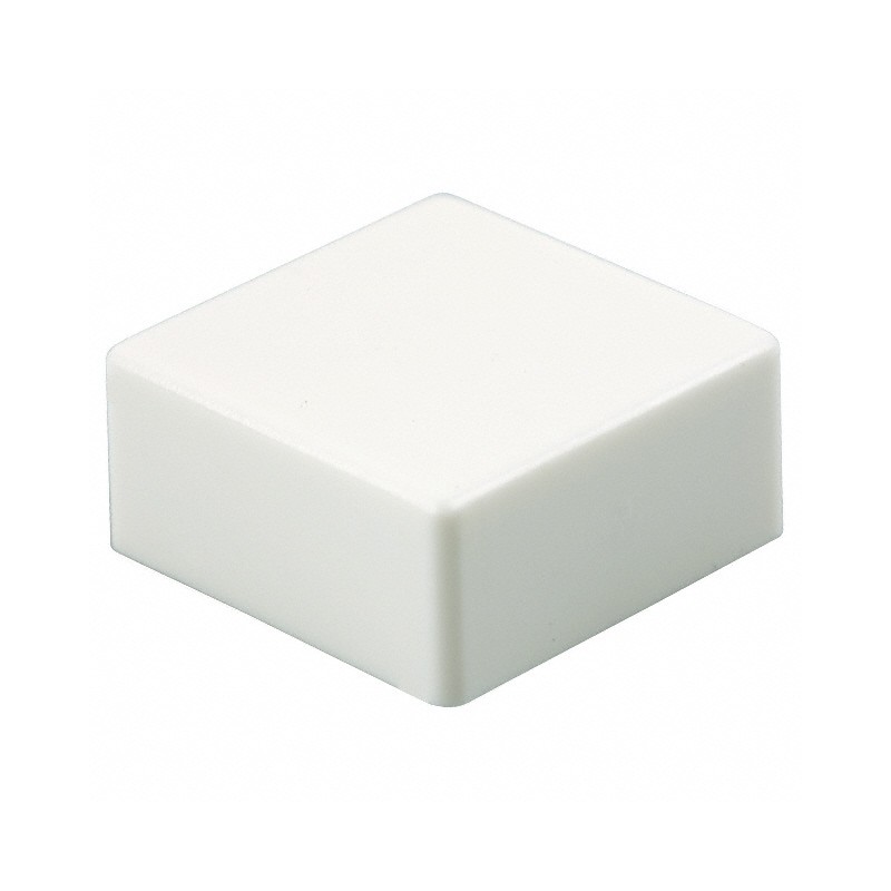 1 pcs : B32-1360 - CAP TACTILE SQUARE WHITE