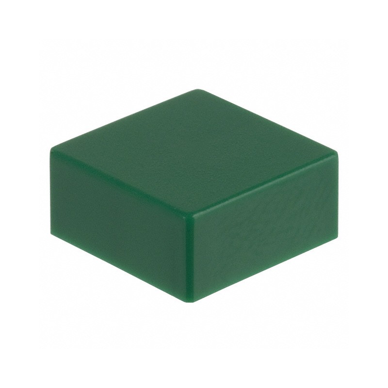 1 pcs : B32-1370 - CAP TACTILE SQUARE LIGHT GREEN