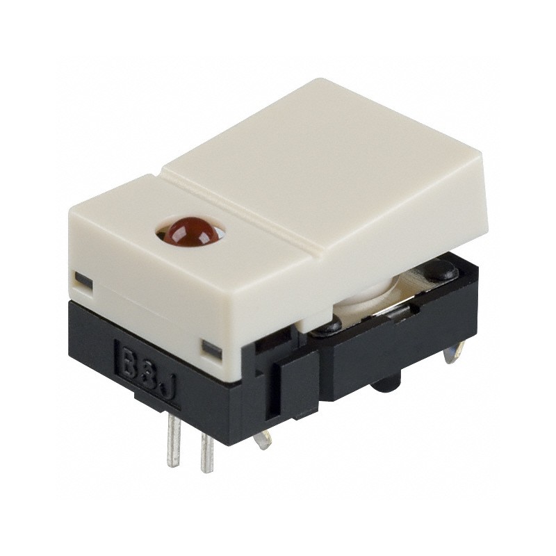 1 pcs : B3J-2000 - SWITCH PUSH SPST-NO 0.05A 24V