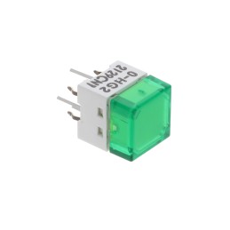 1 pcs : B3W-9000-HG2G - SWITCH TACTILE SPST-NO 0.05A 24V