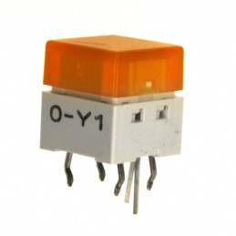 1 pcs : B3W-9000-Y1Y - SWITCH TACTILE SPST-NO 0.05A 24V