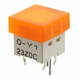 1 pcs : B3W-9010-Y1Y - SWITCH TACTILE SPST-NO 0.05A 24V