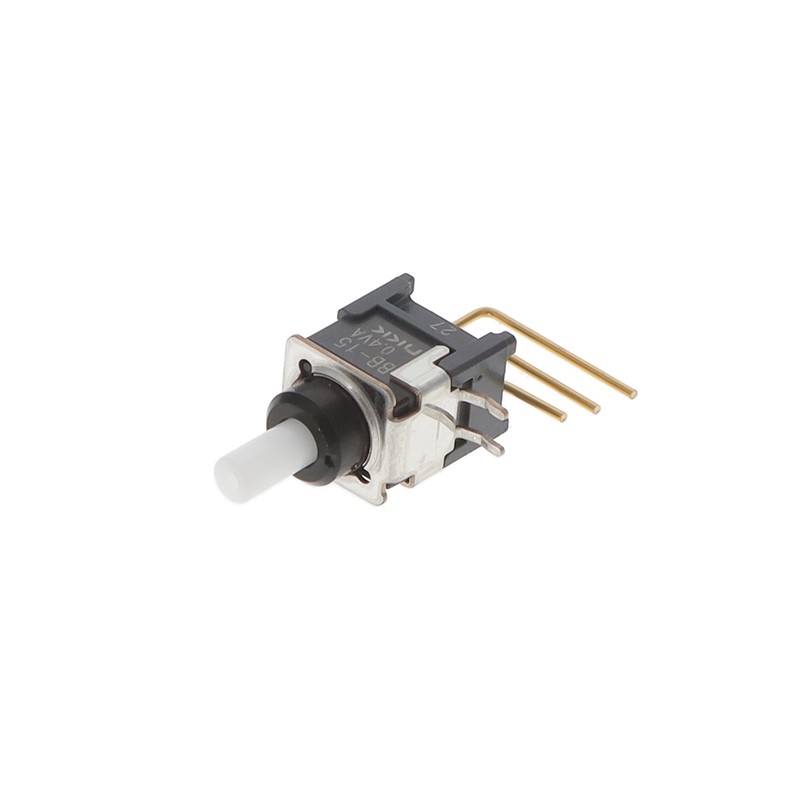 1 pcs : BB15AV - SWITCH PUSH SPDT 0.4VA 28V