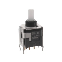 1 pcs : BB16AB - SWITCH PUSH SPDT 0.4VA 28V