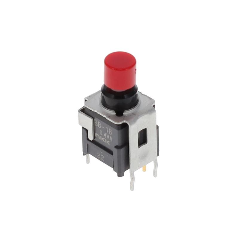 1 pcs : BB16AB-FC - SWITCH PUSH SPDT 0.4VA 28V