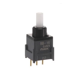 1 pcs : BB16AP - SWITCH PUSH SPDT 0.4VA 28V