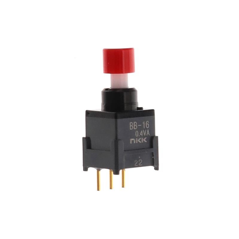 1 pcs : BB16AP-FC - SWITCH PUSH SPDT 0.4VA 28V