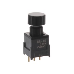 1 pcs : BB16AP-HA - SWITCH PUSH SPDT 0.4VA 28V