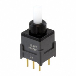 1 pcs : BB25AP - SWITCH PUSH DPDT 0.4VA 28V