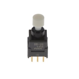 1 pcs : BB26AP-FB - SWITCH PUSH DPDT 0.4VA 28V