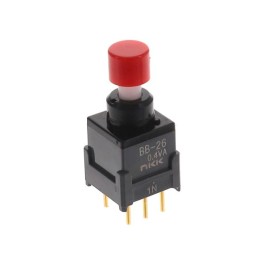 1 pcs : BB26AP-FC - SWITCH PUSH DPDT 0.4VA 28V