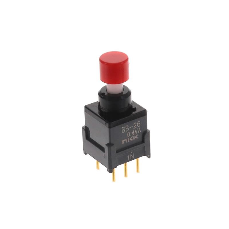 1 pcs : BB26AP-FC - SWITCH PUSH DPDT 0.4VA 28V