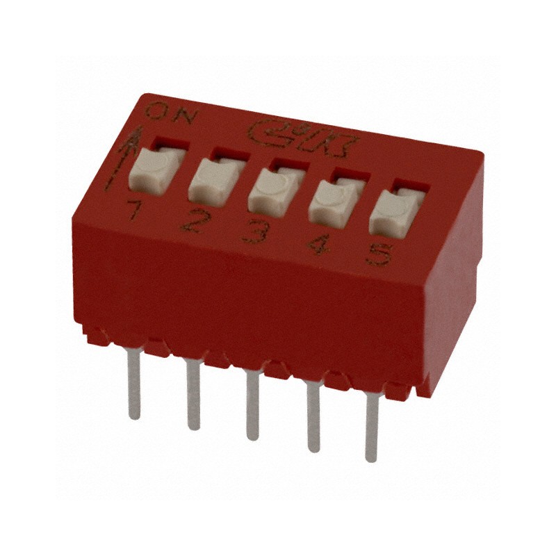 1 pcs : BD05 - SWITCH SLIDE DIP SPST 0.1A 5V