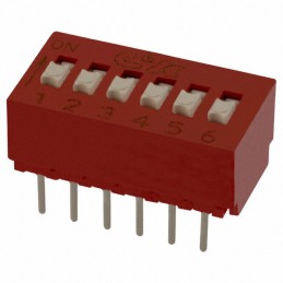 1 pcs : BD06 - SWITCH SLIDE DIP SPST 0.1A 5V