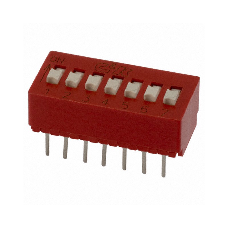 1 pcs : BD07 - SWITCH SLIDE DIP SPST 0.1A 5V
