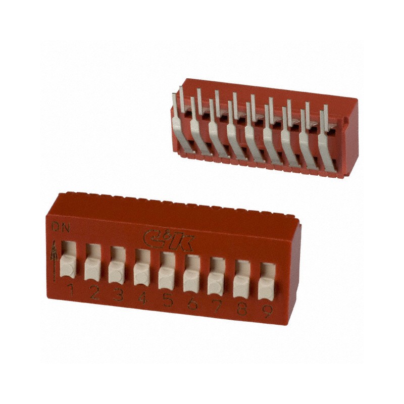 1 pcs : BD09AV - SWITCH SLIDE DIP SPST 0.1A 5V