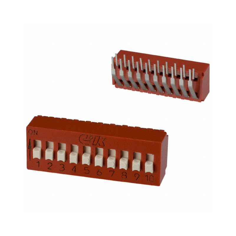1 pcs : BD10AV - SWITCH SLIDE DIP SPST 0.1A 5V