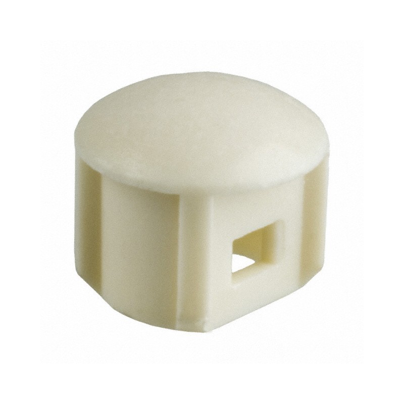 1 pcs : BTN KT11 03 80 - CAP TACTILE ROUND IVORY