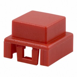 1 pcs : BTNK0140 - CAP TACTILE SQUARE RED