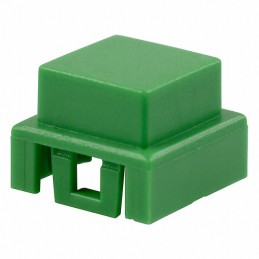 1 pcs : BTNK0150 - CAP TACTILE SQUARE GREEN
