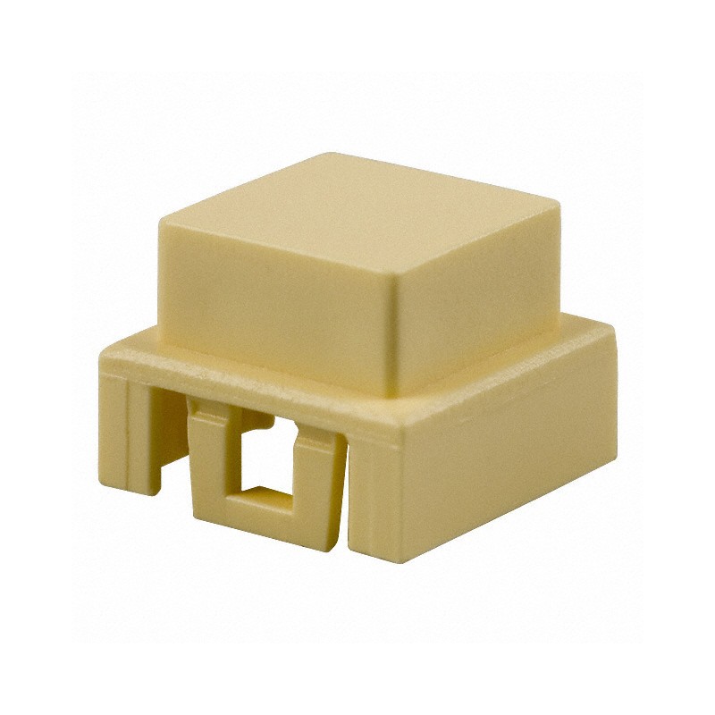 1 pcs : BTNK0180 - CAP TACTILE SQUARE IVORY
