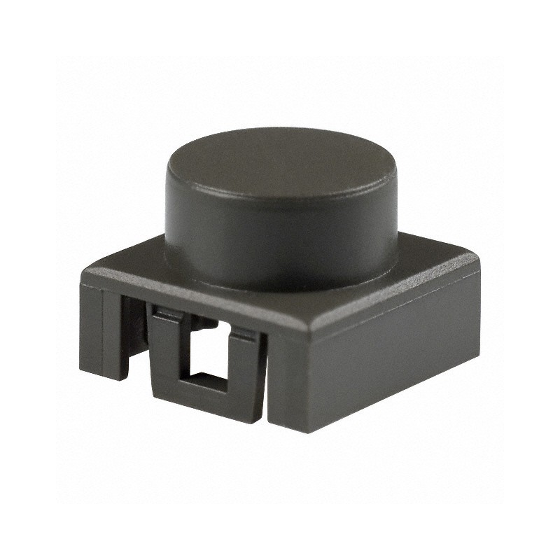 1 pcs : BTNK0210 - CAP TACTILE ROUND DARK GRAY