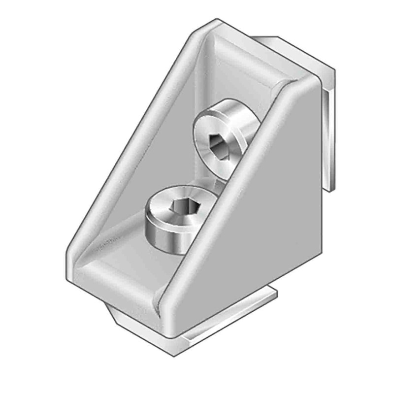 1 Bag of 2 - Bosch Rexroth M6 Mounting Bracket Connecting Component, Strut Profile 30 mm, Groove Size 8mm