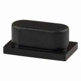 1 pcs : BTNK0390 - CAP TACTILE OVAL BLACK