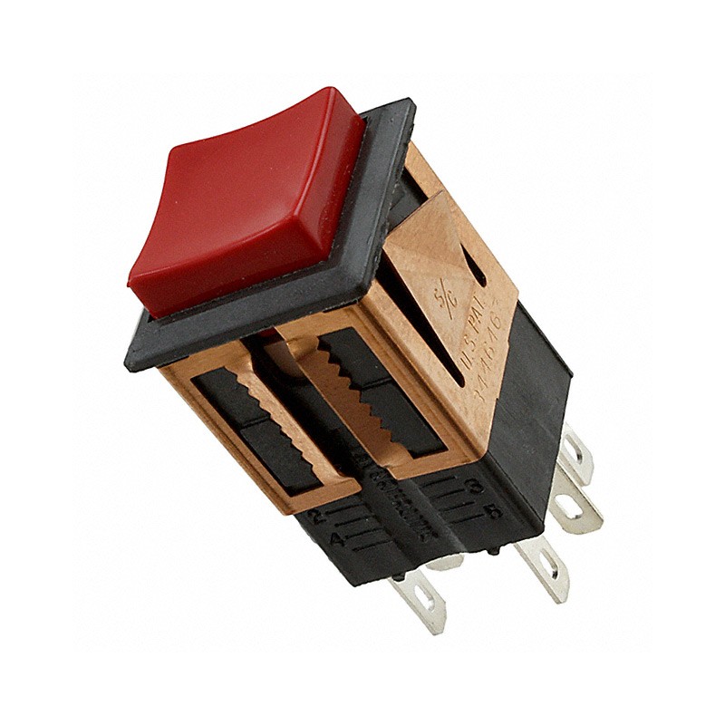 1 pcs : BXR016 - SWITCH PUSH DPDT 0.25A 115V