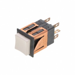 1 pcs : BXR056 - SWITCH PUSH DPDT 0.25A 115V