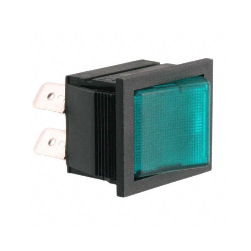 1 pcs : C1353AABG2 - SWITCH ROCKER DPST-NO 20A 250V