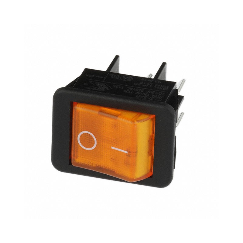 1 pcs : C1353ABBA3XCR1 - SWITCH ROCKER DPST-NO 20A 250V