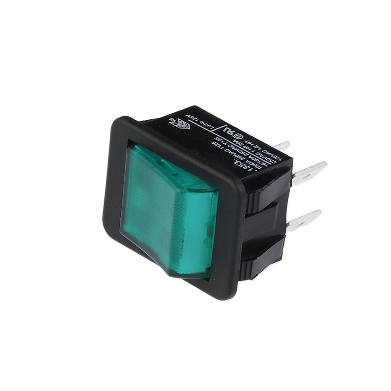 1 pcs : C1353ABBG2 - SWITCH ROCKER DPST-NO 20A 250V