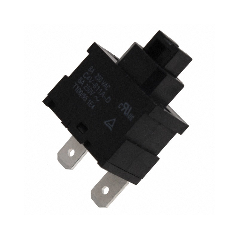 1 pcs : C4V-811A-D - SWITCH PUSHBUTTON SPST 8A 125V