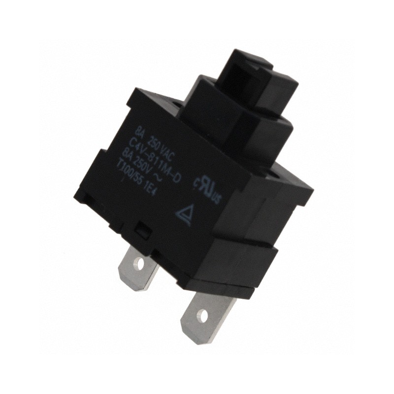 1 pcs : C4V-811M-D - SWITCH PUSH SPST-NO 8A 125V