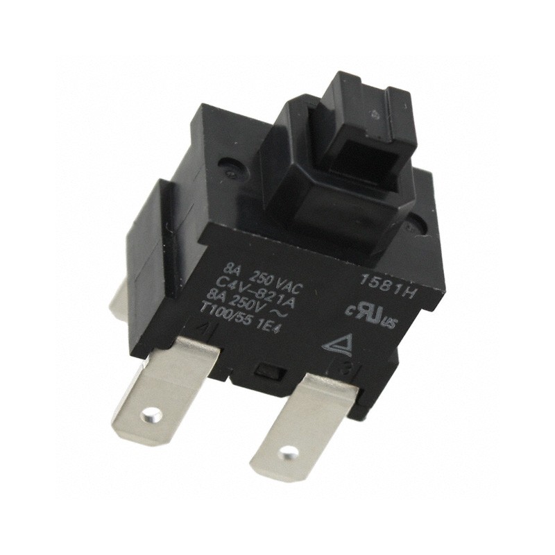 1 pcs : C4V-821A - SWITCH PUSHBUTTON DPST 8A 125V