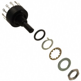 1 pcs : C5P0304N-A - SWITCH ROTARY 2-4POS 1A 125V