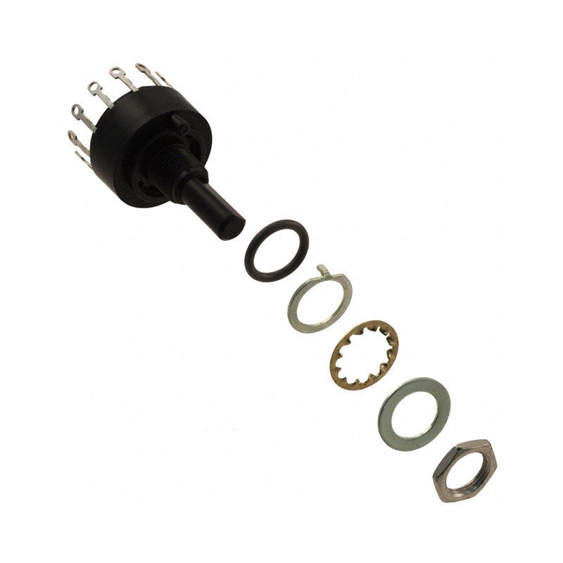 1 pcs : C5P0304N-A - SWITCH ROTARY 2-4POS 1A 125V