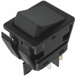 1 pcs : C6051ALBB-B - SWITCH ROCKER DPST-NO 20A 277V