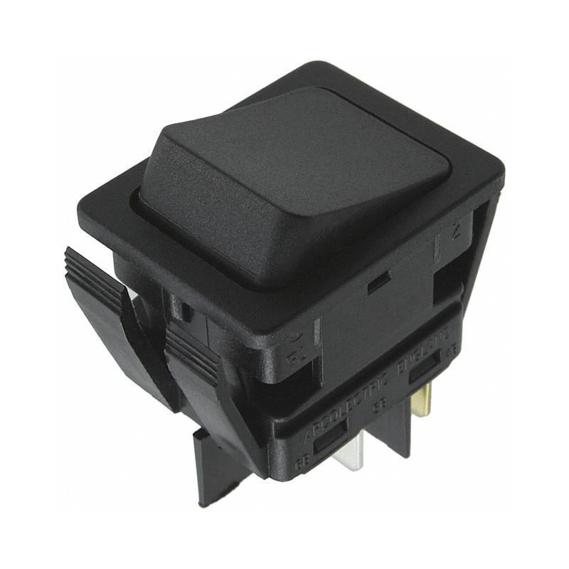 1 pcs : C6051ALBB-B - SWITCH ROCKER DPST-NO 20A 277V