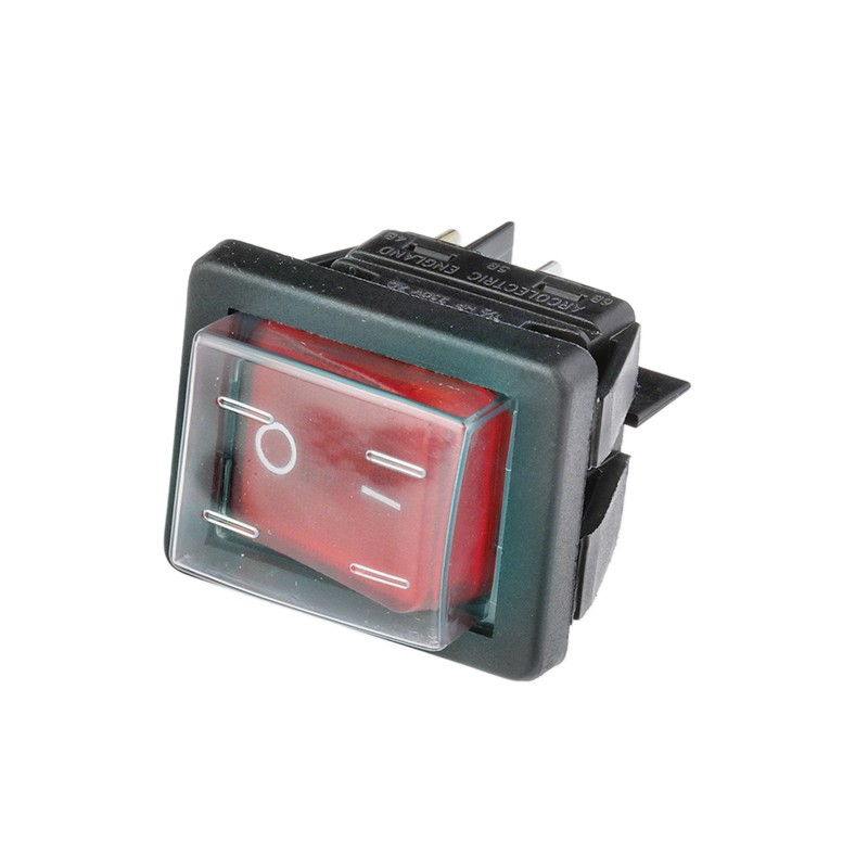 1 pcs : C6053ALBR3XND2 - SWITCH ROCKER DPST 20A 277V