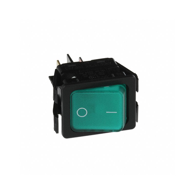 1 pcs : C6053ALNAM - SWITCH ROCKER DPST 20A 277V