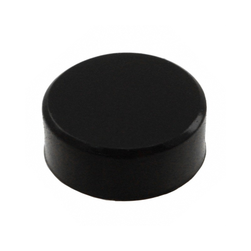 1 pcs : C90 - CAP PUSHBUTTON ROUND BLACK