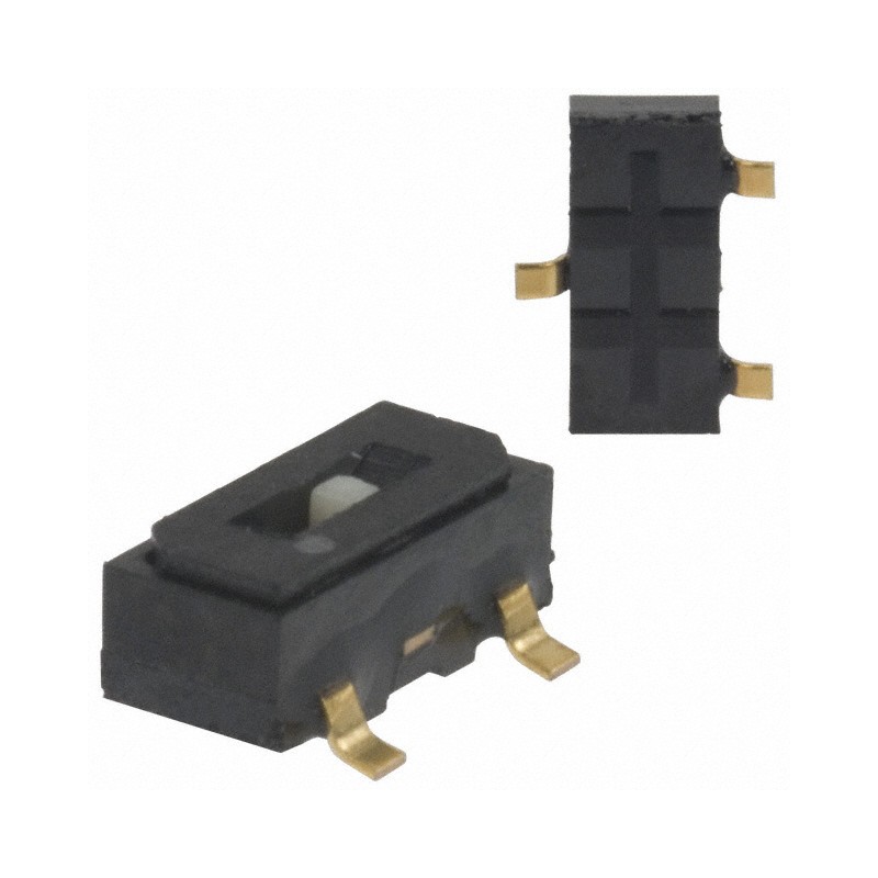 1 pcs : CAS-120TB - SWITCH SLIDE SPDT 100MA 6V